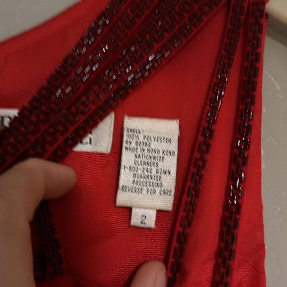 Niteline red semiformal homecoming holiday cocktail party dress - Picture 7 of 8